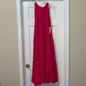 Aura Maxi dress pink L